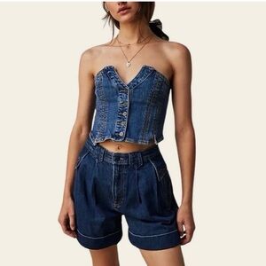 We the free top secret high rise trouser shorts